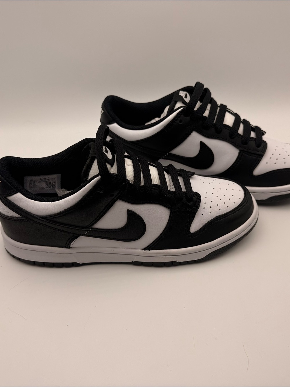 Nike Dunk Low Panda Black White CW1590-100 GS Youth Size 6Y Sneakers or 7.5 W - Picture 3 of 8